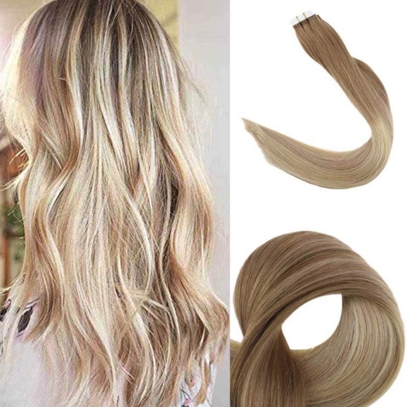 ✨ 3 18” #12 #18 #60 HUMAN HAIR TAPE INS *NWT* main image 5